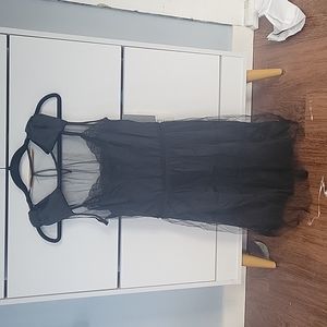 Rodarte for Target black lace & tulle dress size L large